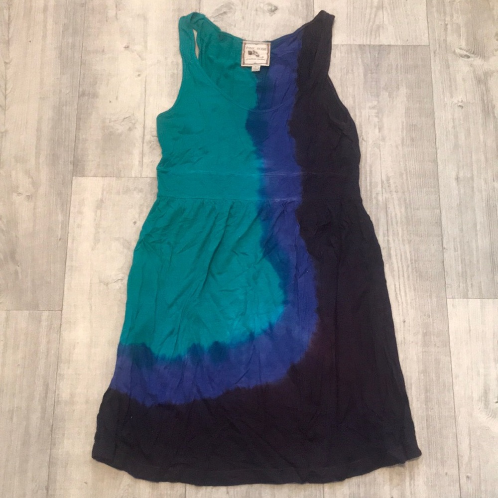 Pink Rose Tie Dye Dress